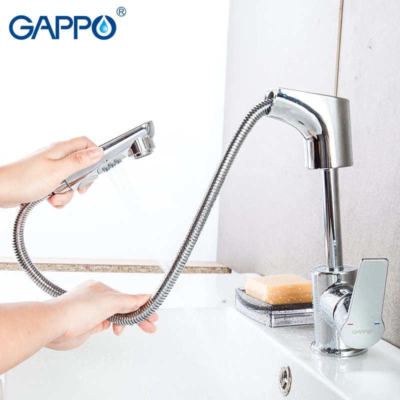 Gappo смесители для кухни вращающийся черный кухонный смеситель раковины