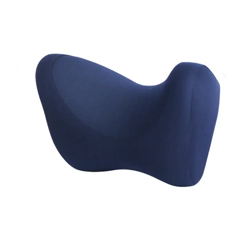 Dark Blue Автомобильный регулируемый подголовник, подушка сидение для сна, подушка сидение, хлопок, голова шеи, Защитная мягкая удобная Расслабляющая подушка для отдыха - Цвет: Dark Blue