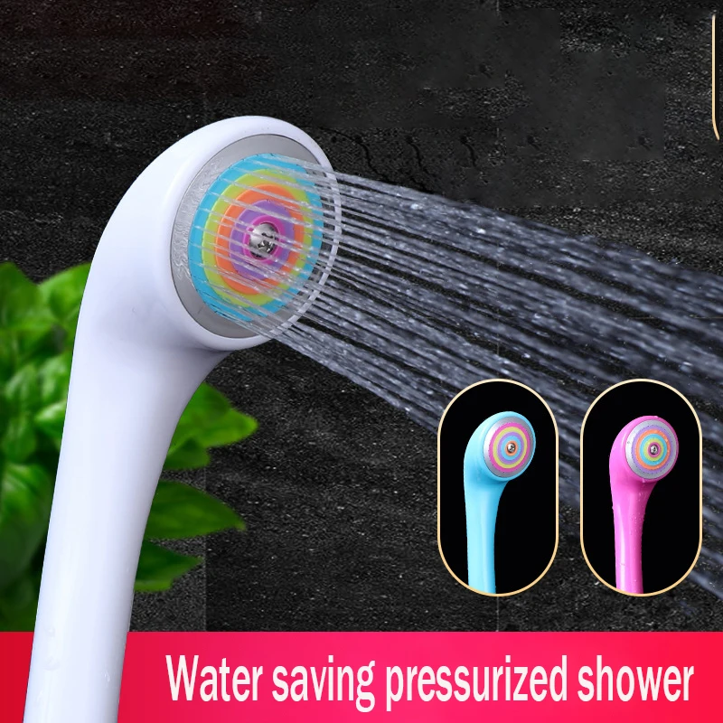 Новинка 2020 цветная насадка для душа высокого давления ручная Съемная с защитой