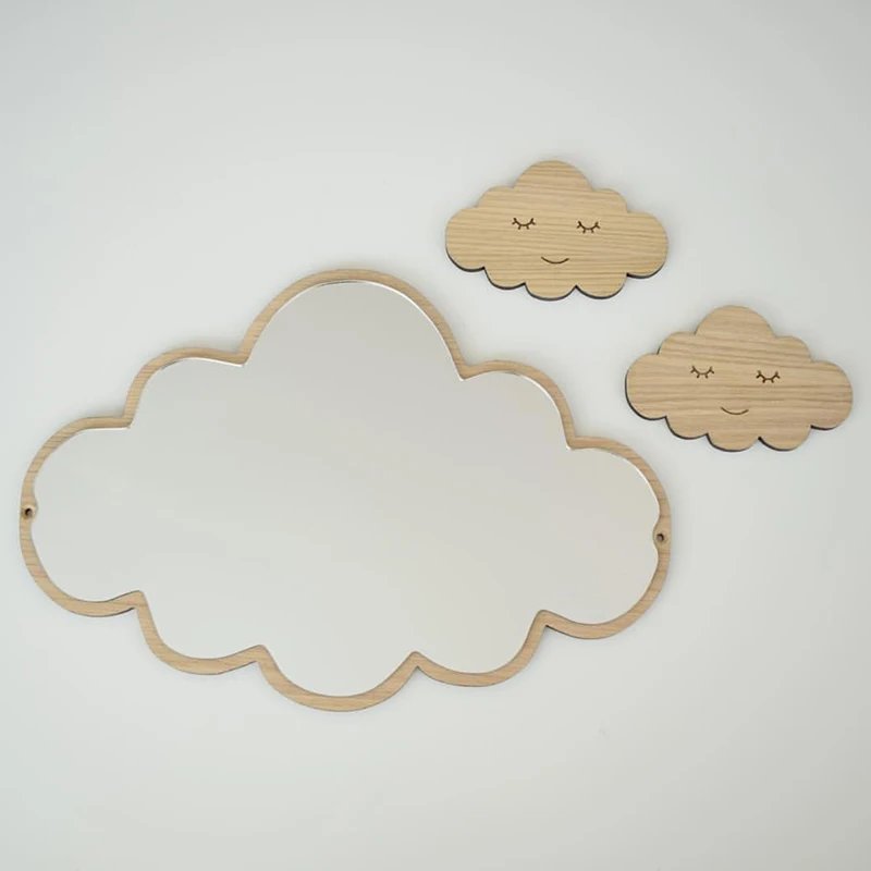 Мультяшное декоративное зеркало для ванной комнаты детская комната кролик