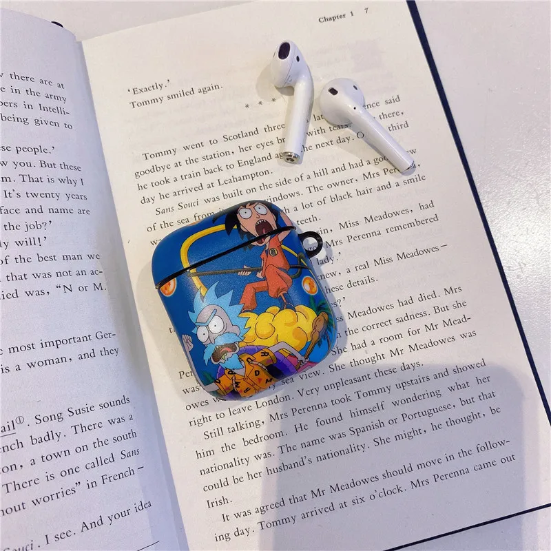 Рик Санчез и Морти Смит кроссовер Dragon Ball чехол для наушников для Apple Airpods 1/2 Мягкий ТПУ защитный чехол для наушников чехол s