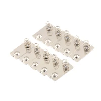 10pcslot aa battery positive negative conversion spring contact plate for the 5th battery spring wholesale