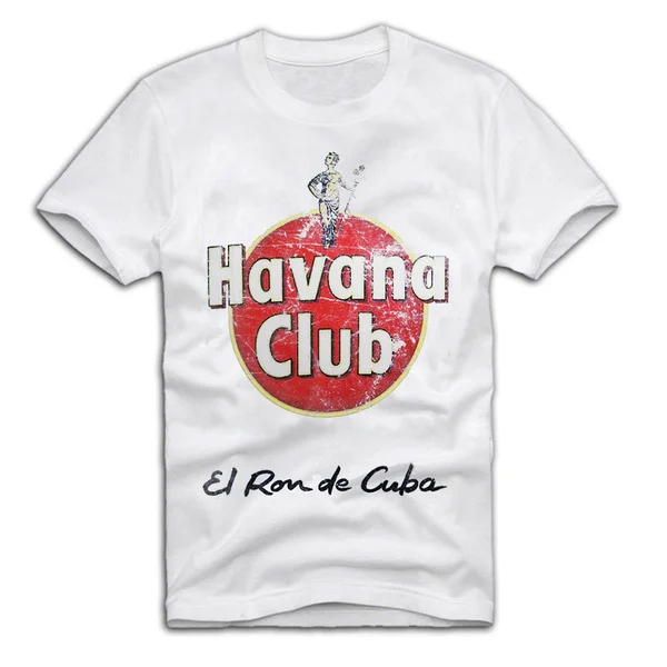 

Havana Club T-shirt Weiss Vintage Havanna Tisa Che Guevara Dope Cuba Libre