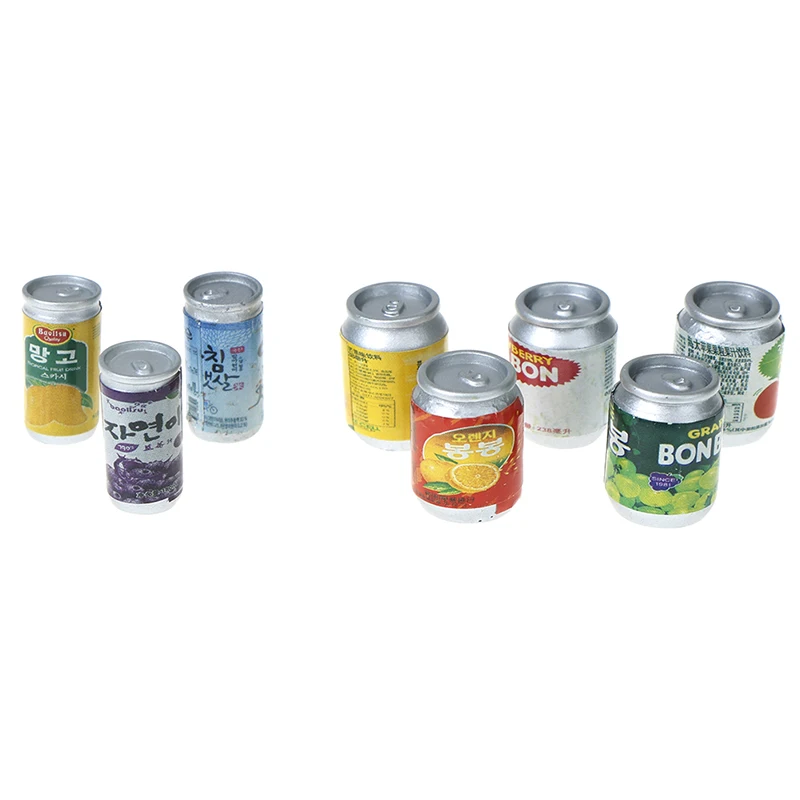 

3/5Pcs 1:12 Doll House Accessories Mini Canned Fruit Cans Miniature Food Play Kitchen Doll Food Accessories Toy