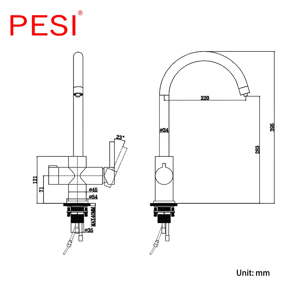 Смеситель для питьевой воды черный изгиб смеситель кухонной раковины вращение