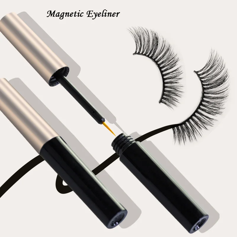 Магнитная подводка для глаз и ресниц Genailish с 5 магнитами накладные ресницы ручной