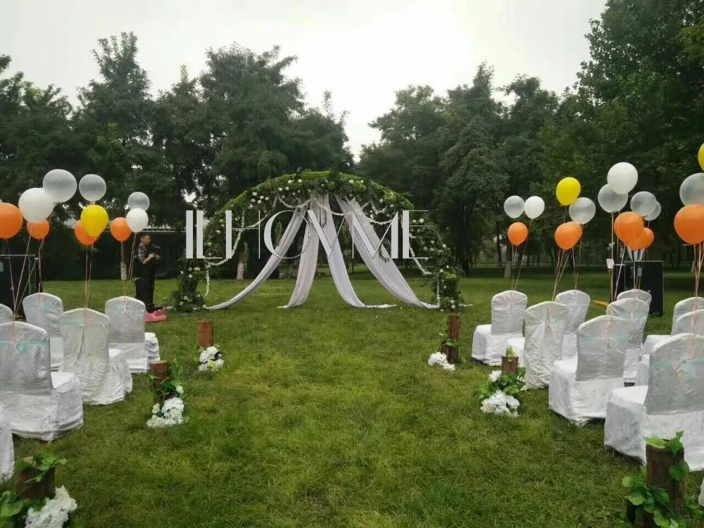 4 м/5 м ширина свадебная АРКА рамка фон для свадьбы металлическая круглый стойка