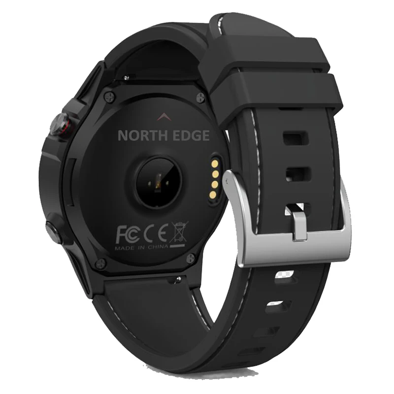 Смарт-часы North Edge мужские с GPS модный фитнес-трекер цветным экраном пульсометром
