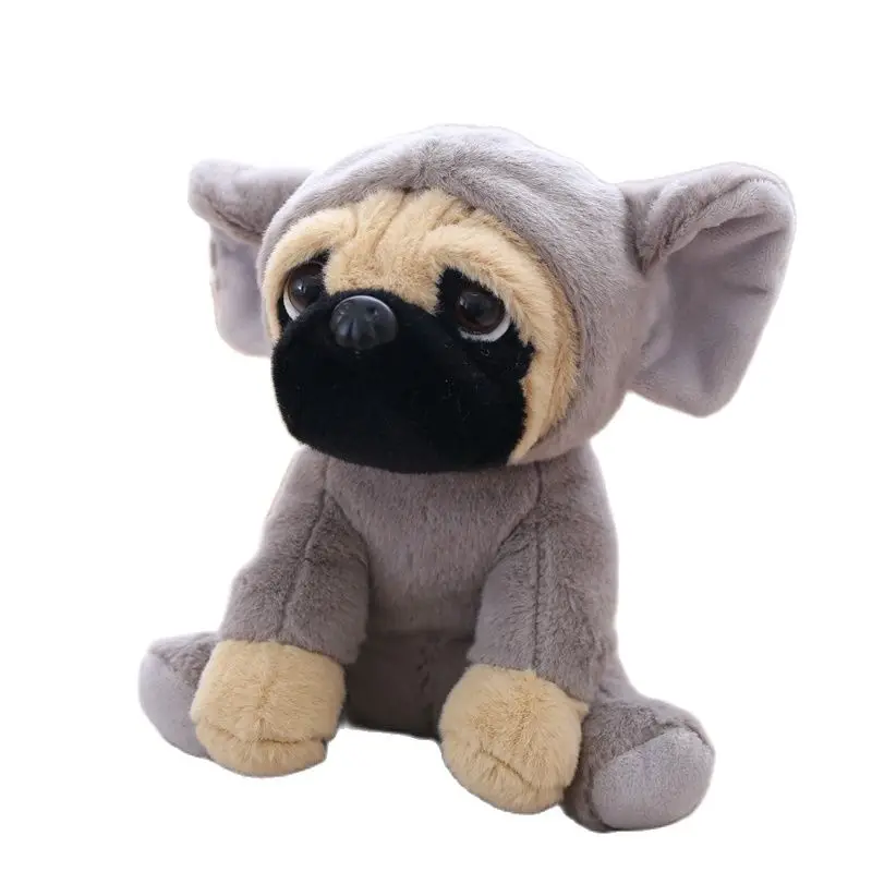 20 см милые плюшевые игрушки для собаки шарпей мягкие куклы с шапкой подарок на
