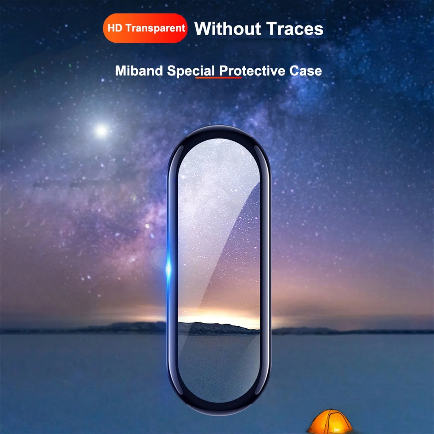 3PCS Explosion-proof Curved Surface Screen Protector For Xiaomi Mi Band 6 Smart Watch Transparent Protective Film Accessories |