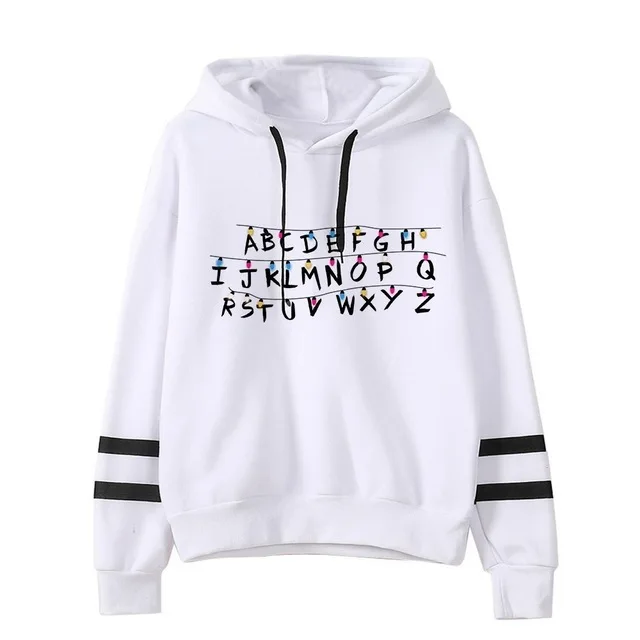 model 13 Stranger Things Hoodie Woman Hooded Hoodies Kpop Sweatshirts Kawaii Korean Oversized Harajuku Hip Hop Hoodie Sweatshirt Men - Цвет: model 13