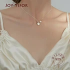 925 стерлингового серебра кулон Neckelace для женщин светильник Позолоченные ювелирные изделия Звезда жемчужные ожерелья ювелирные украшения