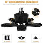 Гаражный светильник 150 Вт, лм, деформируемый складной потолочный светильник для гаража, большая светоизлучающая поверхность для гаража, склада, парковки