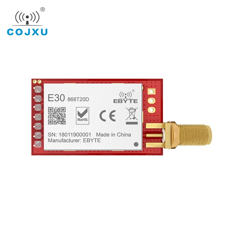 SI4463 868 МГц ebyte E30 868T20D передатчик радиочастотный модуль дальнего радиуса UART IOT