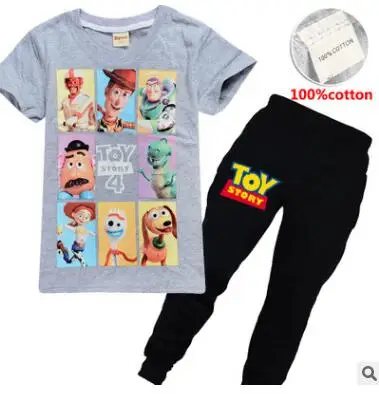 2019 год История игрушек мультфильма 2 предмета набор футболок для маленьких