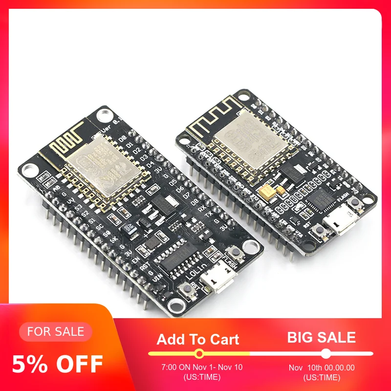 V3 беспроводной модуль NodeMcu 4 м байт Lua wifi Интернет вещей макетная плата на основе ESP8266 ESP-12E для arduino CP2102