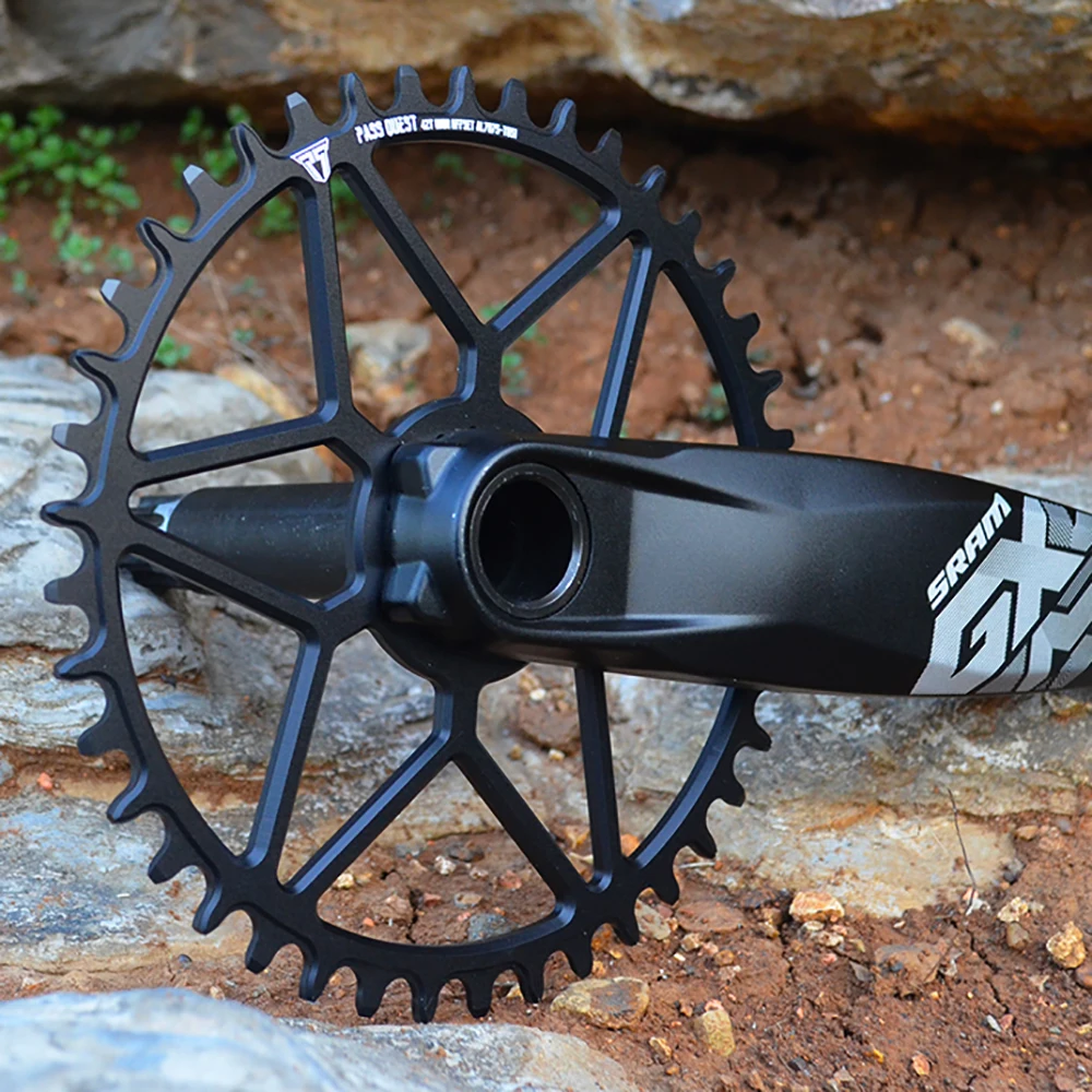 MTB GXP велосипедная Звездочка Узкие Широкие овальные круглые зубья для горного