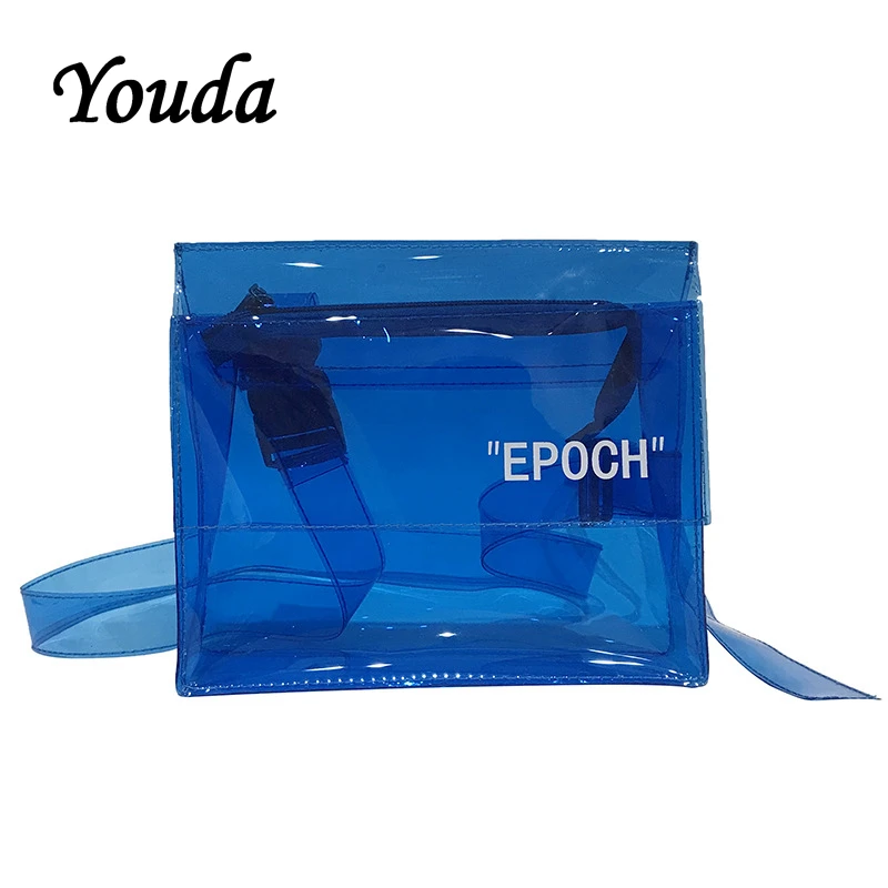 Youda оригинальная однотонная сумка-мессенджер в стиле хип-хоп из ПВХ материала