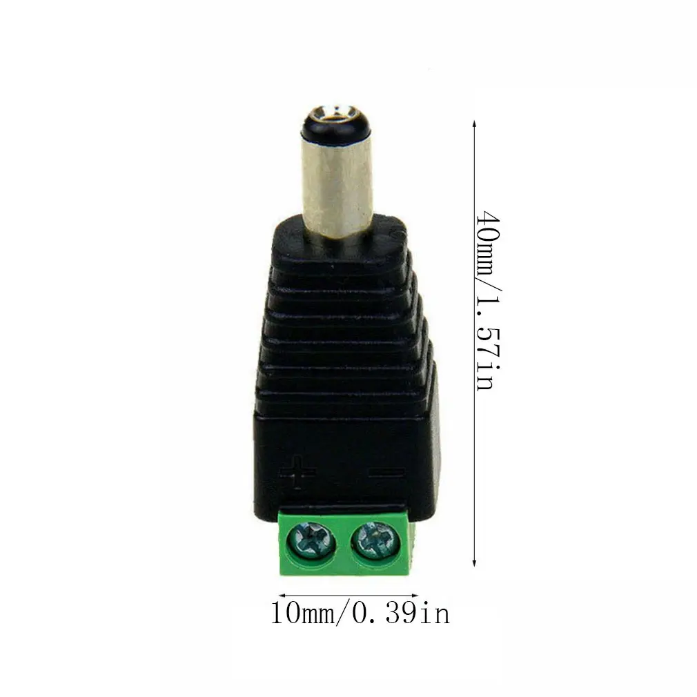 

10 pair (20pcs) Coax Cat5 To Bnc Power Male jack plug female Connector plug adapter Av BNC UTP for CCTV Camera Video Balun