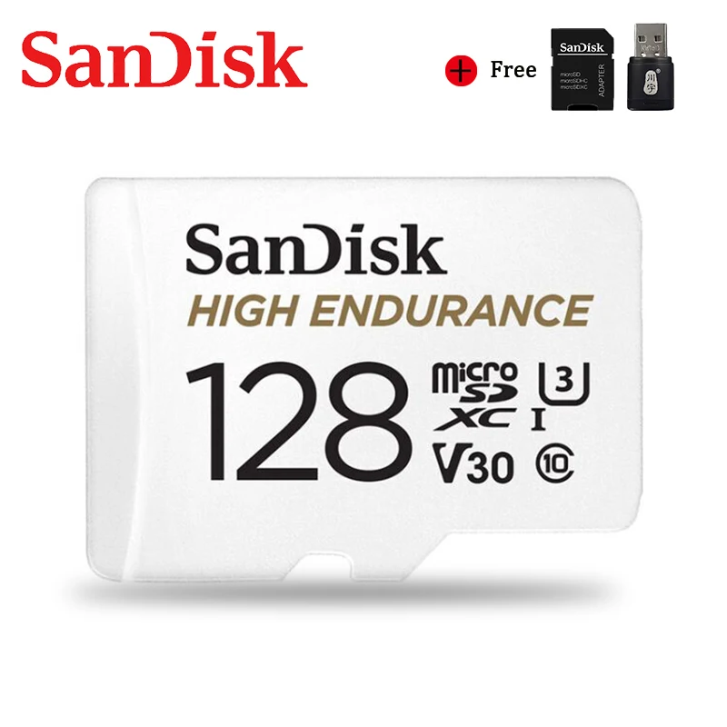 

SanDisk Memory Card High Endurance Micro SD Card 256GB 128GB MicroSD Card 64GB 32GB TF SDHC/SDXC Class10 Card For Monitor Video