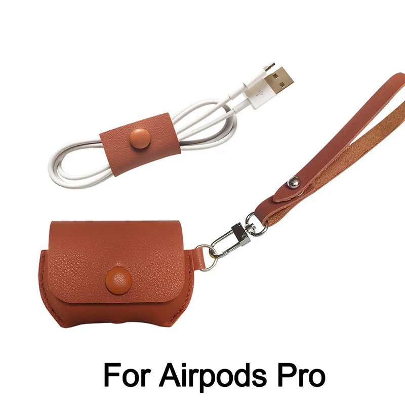 Сказочный кожаный чехол для Apple Airpods Pro, противоударный ремешок для наушников, чехол для AirPods 3 2 1, чехол для зарядки, защитный чехол