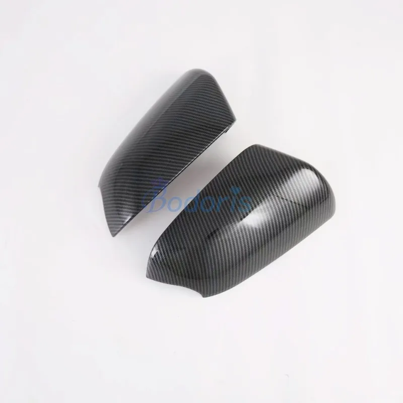

Carbon Fiber Color Rearview Caps Side Wing Mirror Cover Shells Case Trims For Hyundai Venue 2019 2020 Car Styling Accessories
