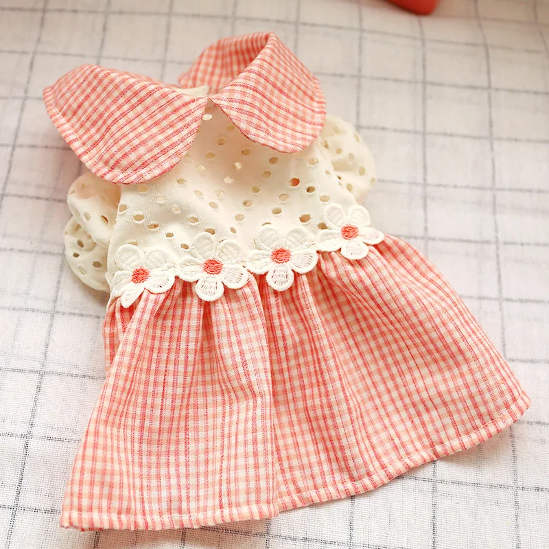 

2020 New Pet Dog Dress Cute Flowers Princess Skirt Cat Puppy Dog Clothes Pomeranian Shih Tzu Bichon Poodle Small Dog Costume
