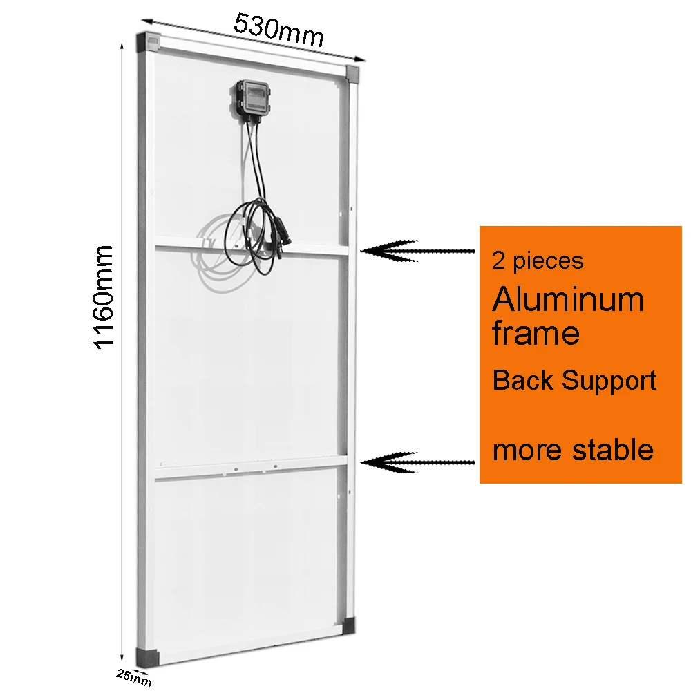 Harga Panel Surya 12V 24V 600W 300W Kit Pengisi Daya Baterai Bingkai Aluminium Fotovoltaik Rumah Off Grid Sistem Untuk Mobil Maine Berkemah 1000W