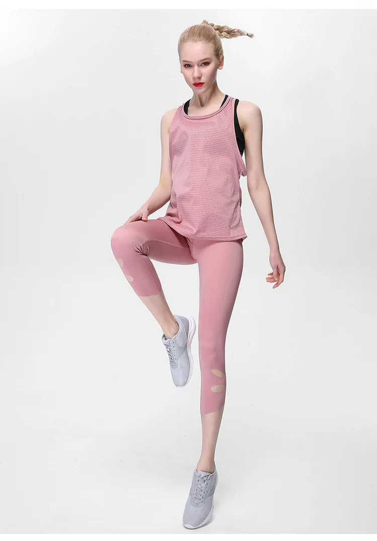 Crocosport женский тренировочный костюм для фитнеса Для Йоги Femme бюстгальтеры бега