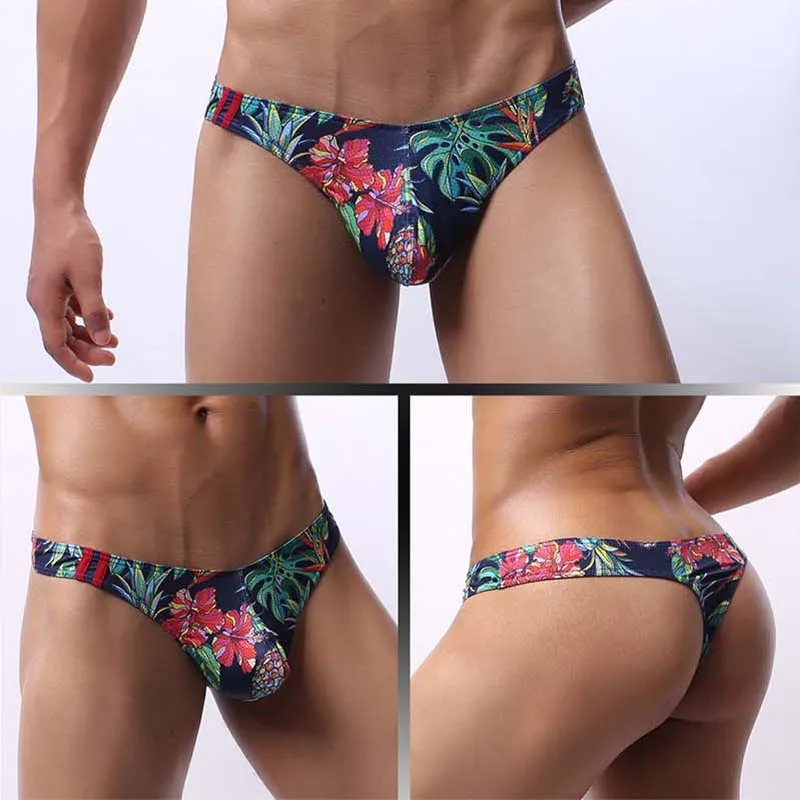 Сексуальное мужское нижнее белье с заниженной талией U-выпуклые мужские