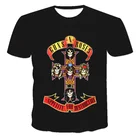 Мужскаяженская футболка, модные футболки с надписью guns n roses, летние топы, футболки GnR Rock, Мужская свободная футболка, большие размеры, одежда в стиле Харадзюку