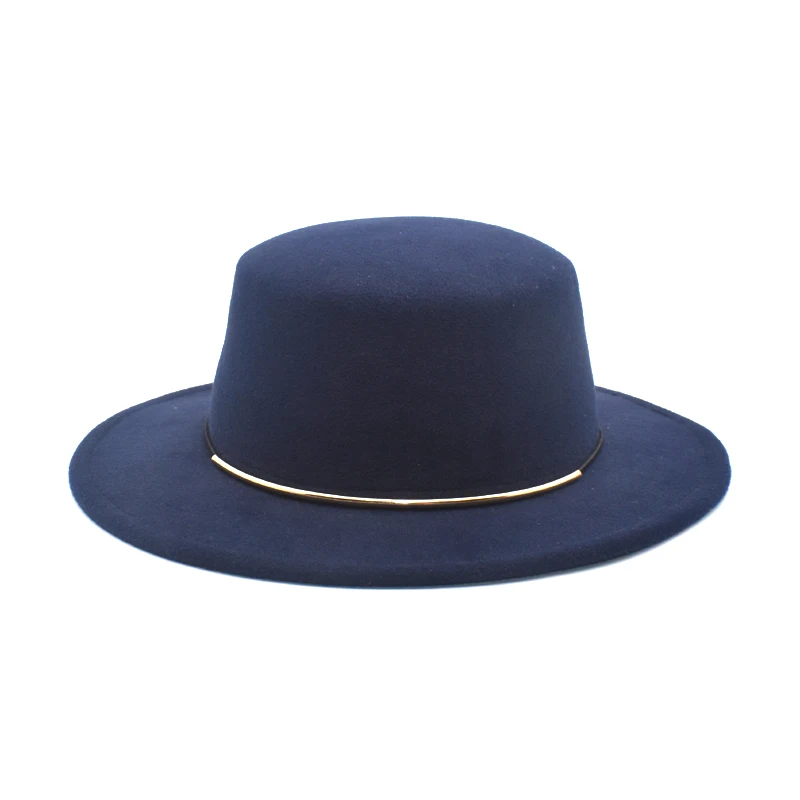 Winter And Autumn Women's Faux Wool Men's Fedora Hat Top Hat Jazz Hat Round Brim Top Hat P3