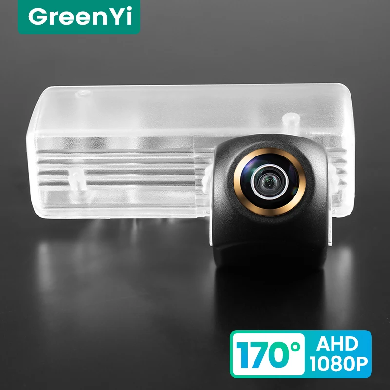 

GreenYi 170 ° HD 1080P Автомобильная камера заднего вида для Nissan Tiida Sedan Versa Teana J32 Bluebird Sylphy Night Vision Reverse Reversing 4 pin автомобильная парковка AHD