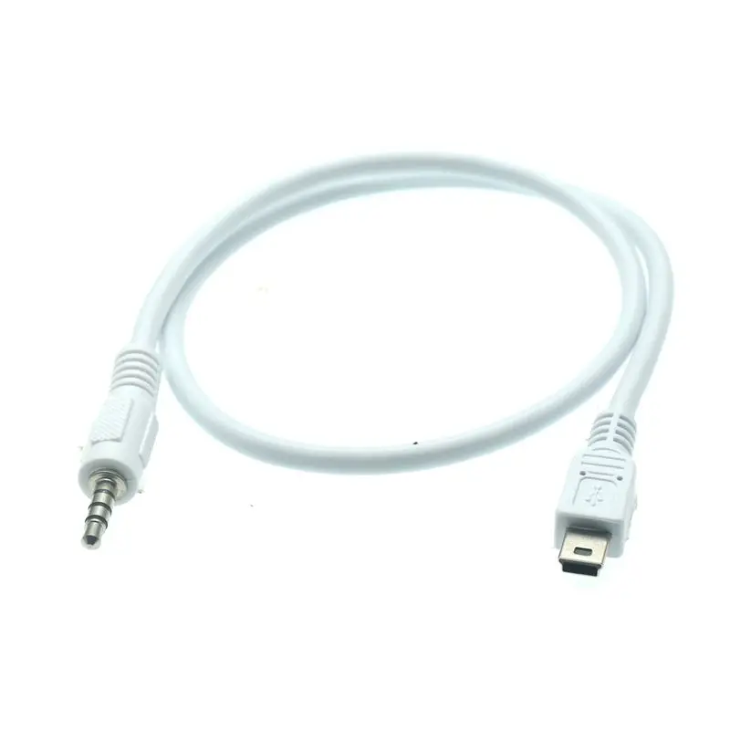Аудиокабель Mini USB-3 5 мм с 5-контактным разъемом USB B на 3 Aux штекер аудиосигнала |