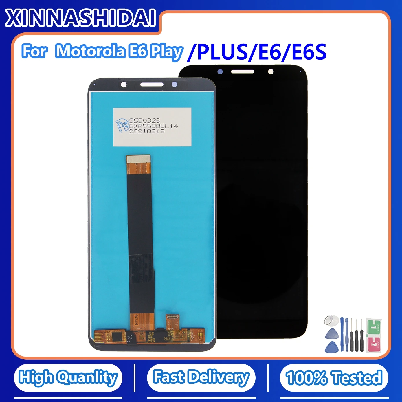 100% протестированный Новый ЖК-дисплей для Motorola Moto E6 Plus Play сенсорный экран