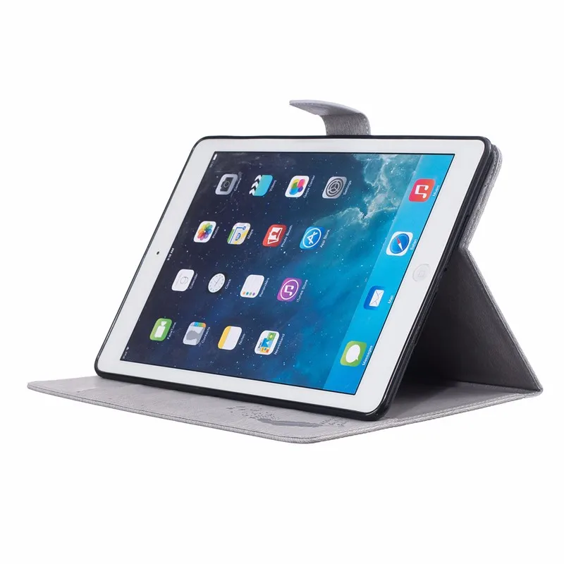 Для iPad Air 1 Чехол iPad 2013 A1474 A1475 A1476 чехол Funda ультра тонкий PU кожаный чехол с рисунком пера для iPad Air 2013 9,7 дюймов