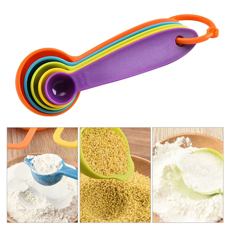 5 шт. Пластиковые мерные ложки |