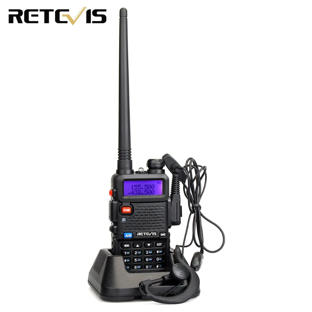 RETEVIS RT5R удобная портативная рация 5 Вт VHF UHF VOX FM Ham любительская радиостанция двухсторонняя рация для Baofeng UV-5R UV5R