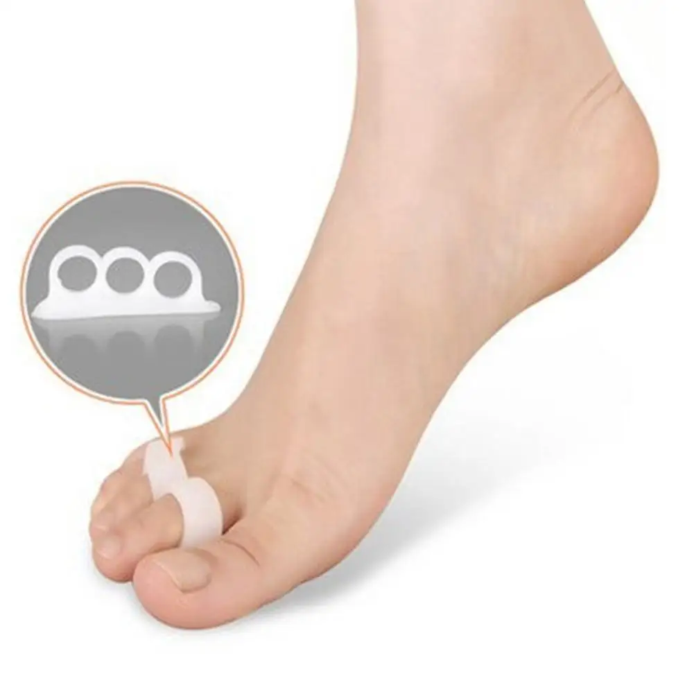 1 пара 3 отверстия корректор пальцы разделитель пальцев от вальгусной деформации