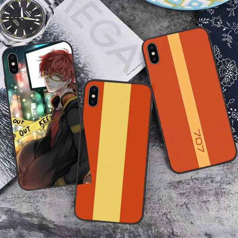 

707 Mystic Messenger Anime Phone Case for iPhone 11 12 13 pro XS MAX 8 7 6 6S Plus X 5S SE 2020 XR mini