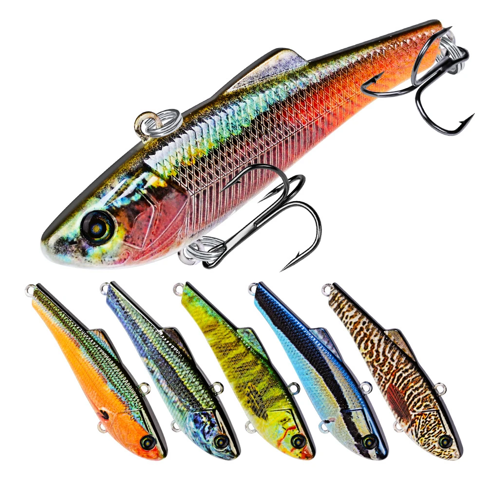 

Luya Bait Painted Plastic Bait 7cm/7g Full Swimming Layer Trembling VIB False Bait Sea Fishing Bionic Bait