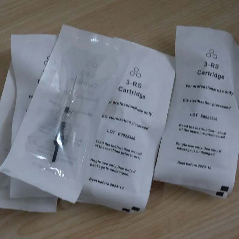 Тату-игла 100 шт./лот 3RS Одноразовые стерилизованные картриджи для перманентного