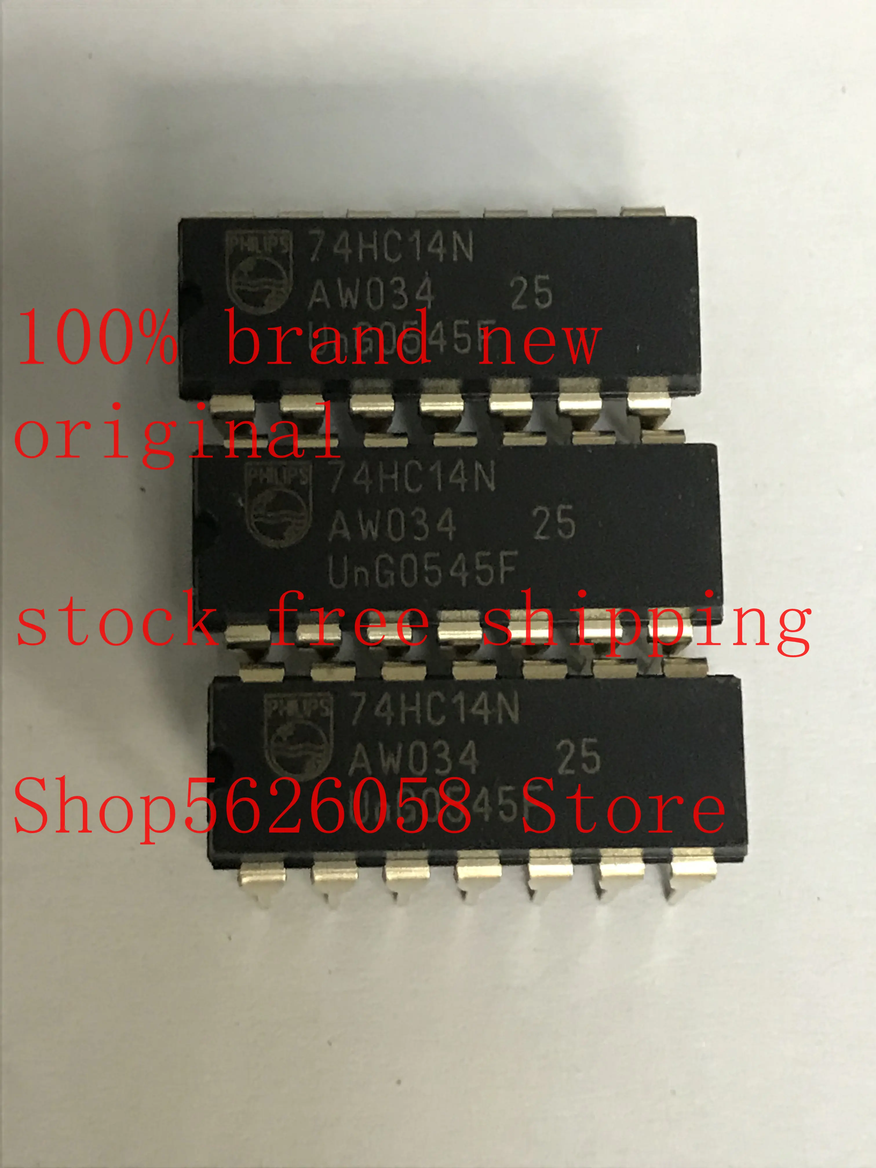 74HC14N DIP 100% Новые оригинальные чипы электронных компонентов 10 шт. 500 шт./лот в