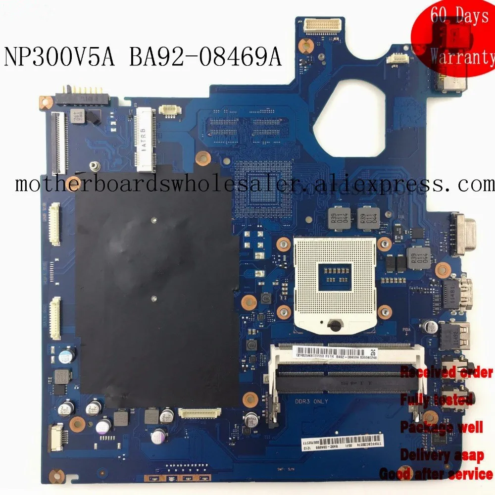Оригинальная материнская плата Samsung NP300V5A ноутбука протестированная Рабочая |