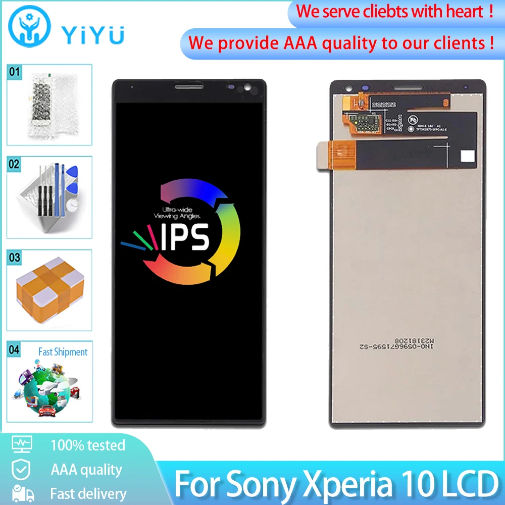 ЖК дисплей 6 0 &quotдля Sony Xperia 10 сменная панель с сенсорным экраном и дигитайзером
