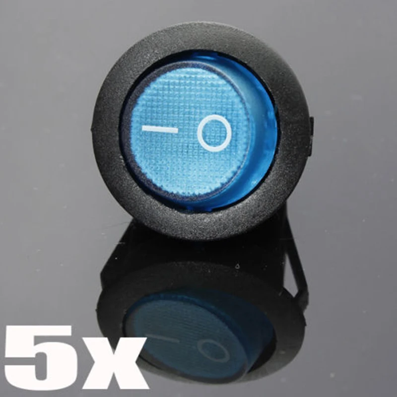 Светодиодный точечный светильник 20 шт. 12 В для автомобилей лодок Круглый