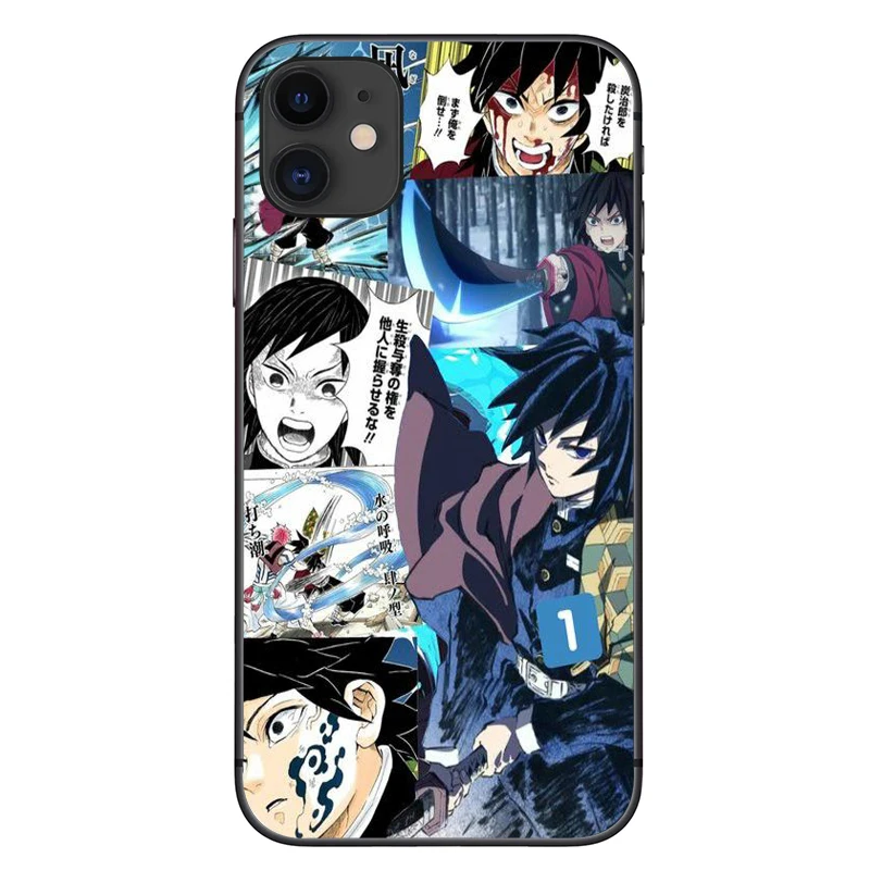 

Demon Slayer Kimetsu No Yaiba anime character silicone TPU phone cover case for iPhone 11 12 Pro MAX 6 6S 7 8 Plus XR XS Fundas