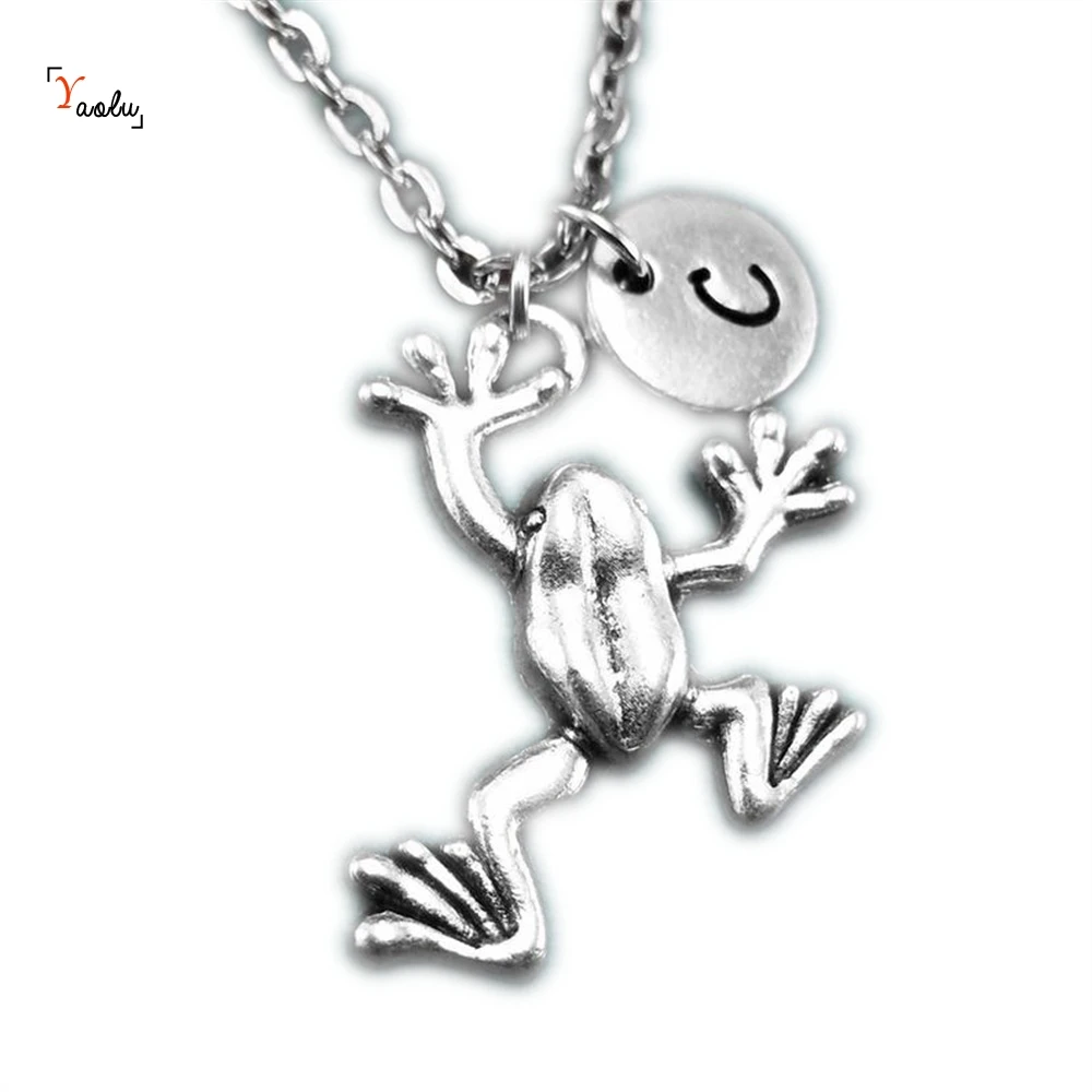 Персонализированное ожерелье лягушка подвеска в виде лягушки на заказ животного