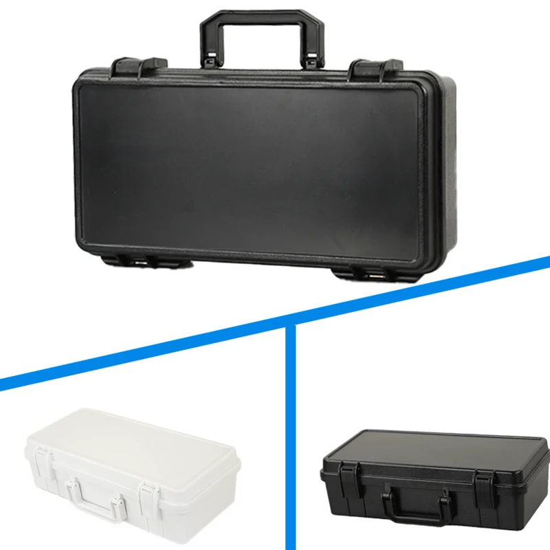 

355x190x100mm Protective Tool Box Safety Instrument Tool Case Not Waterproof Shockproof Storage Toolbox toohr Suitcase W/Sponge