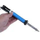 Ручной Электрический оловянный присоска-ручка демонтажный насос паяльный инструмент с очистителем сопла и сменным соплом европейская вилка